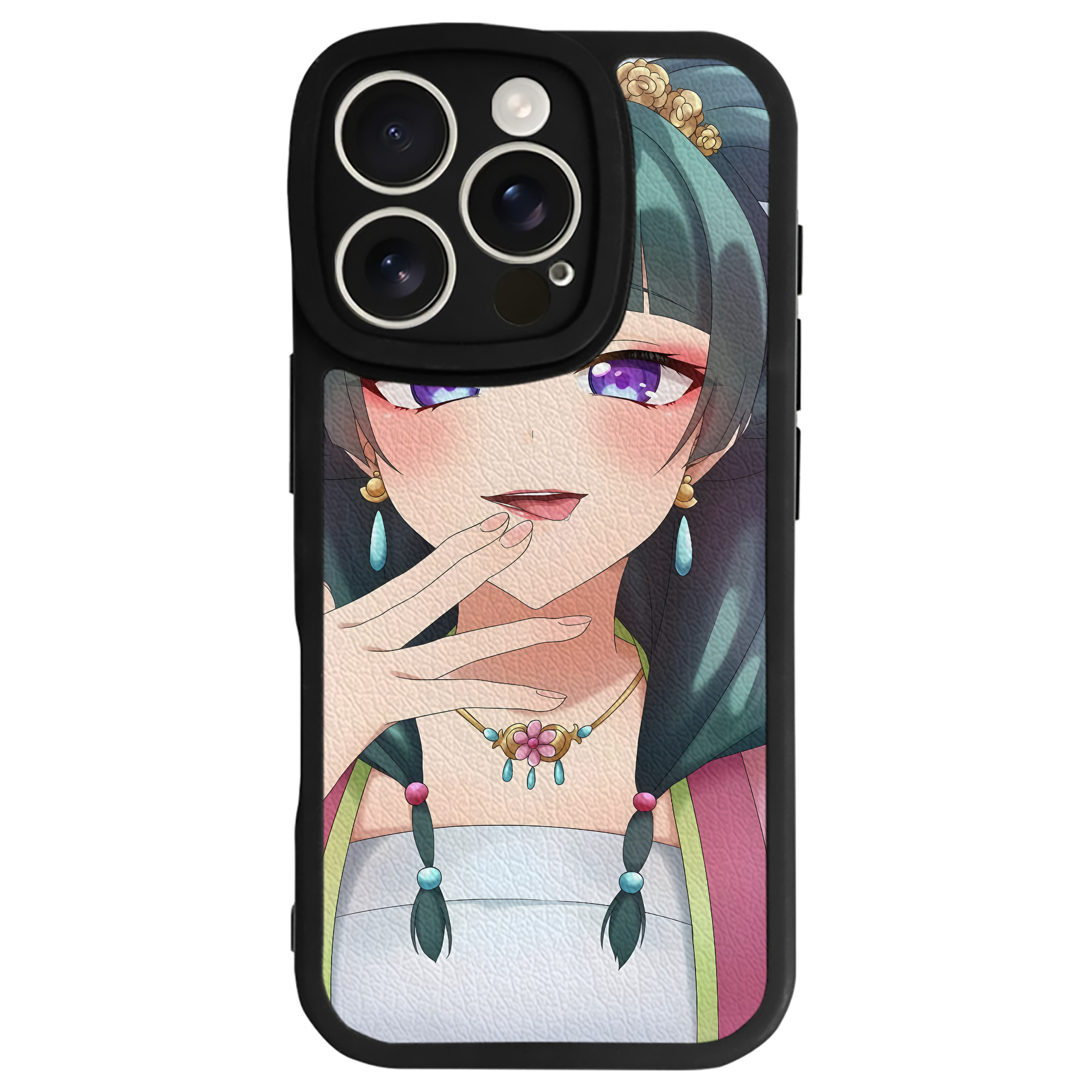 （画像用） 薬屋のひとりごと The Apothecary Diaries 【iPhone 16シリーズ対応】シリコンスマホケース（レザー調） 材質：シリコン